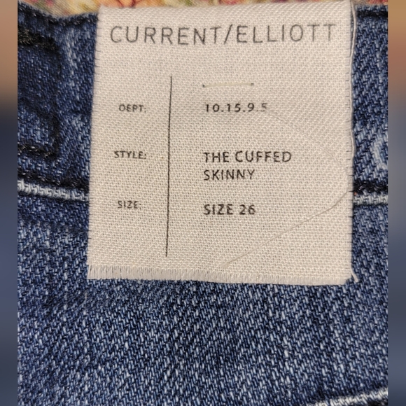 Current/Elliott Cuffed Skinny Jeans - Picture 5 of 6